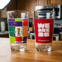 Soccer Championship Highball Glass Set