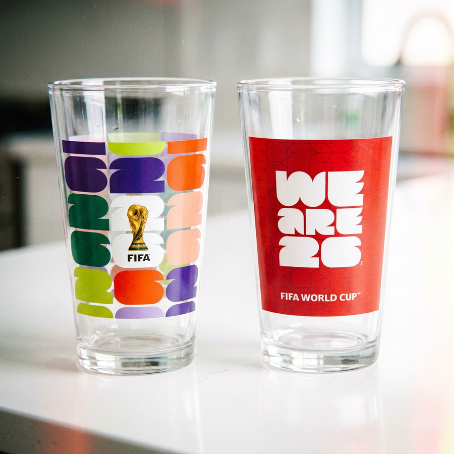 Soccer Championship Highball Glass Set