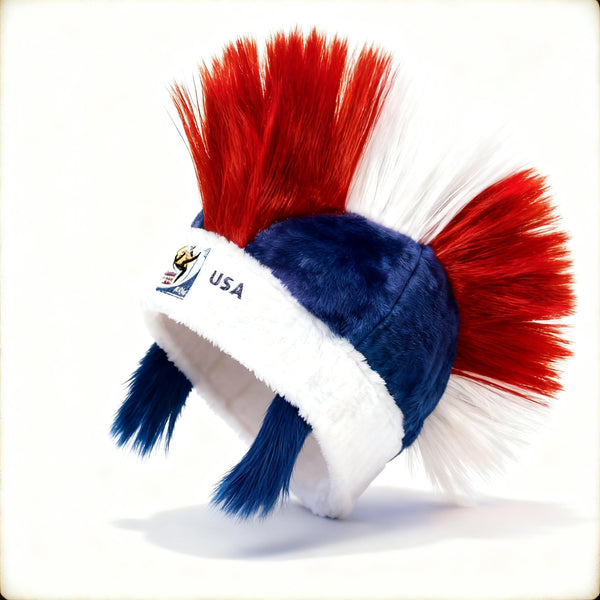 Soccer Championship Wig Hat (Select Country)